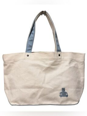 🍼 Baby Gap Small Logo Tote Bag with Blue Accents